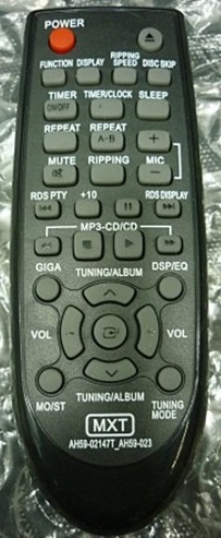 Cod.3646 Controle Remoto Som LG - Samsung  - Aiwa  - Semp Toshiba  Sony.
