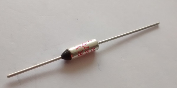 Cod.5374  Fusivel termico Tf 102°C  10AMP - 250V.