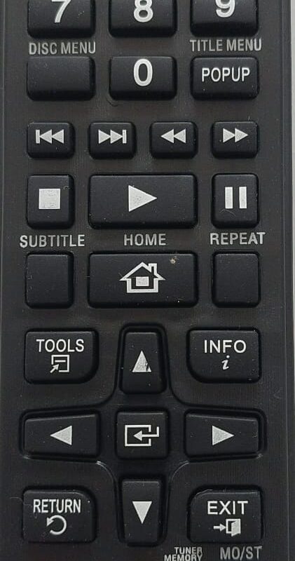 Cod.5390 Controle Remoto DVD Home Theater Samsung C Blu-ray -  Ah59-02533a - SKY-8042.