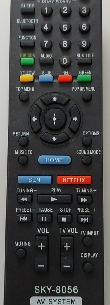 Cod.5467 Controle Remoto DVD Home Sony FBG-8056