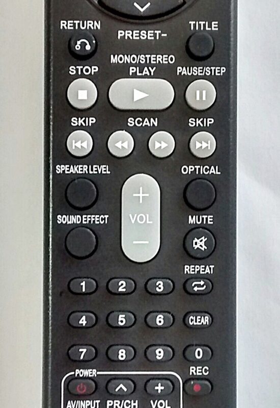 Cod.5509  Controle Remoto DVD Home  LG