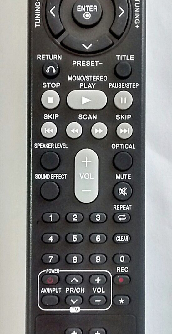 Cod.5509Controle Remoto DVD Home LG
