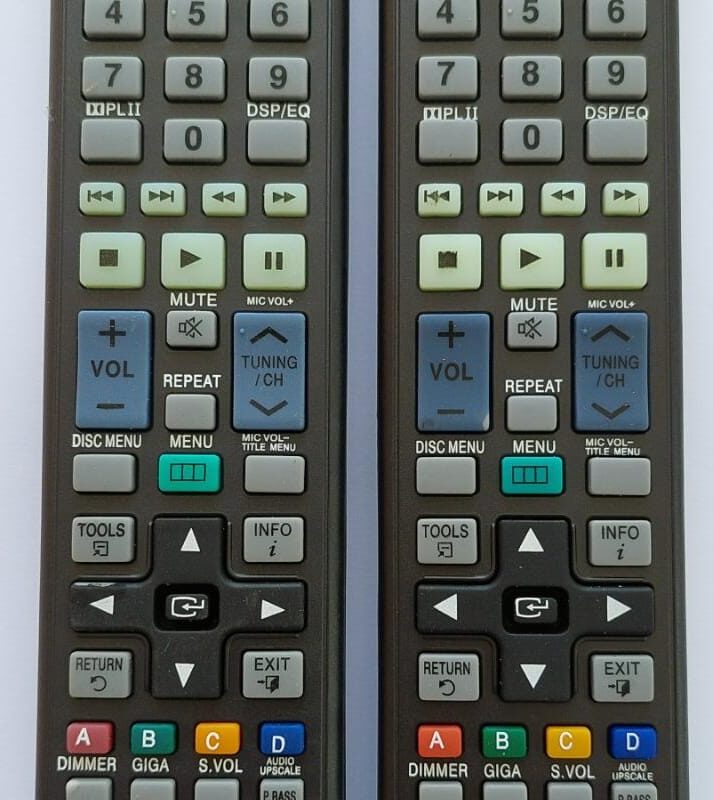 Cod.8477 Controle Remoto DVD Samsung Home theater  Blu-ray AH5902357A FBG-7034  .
