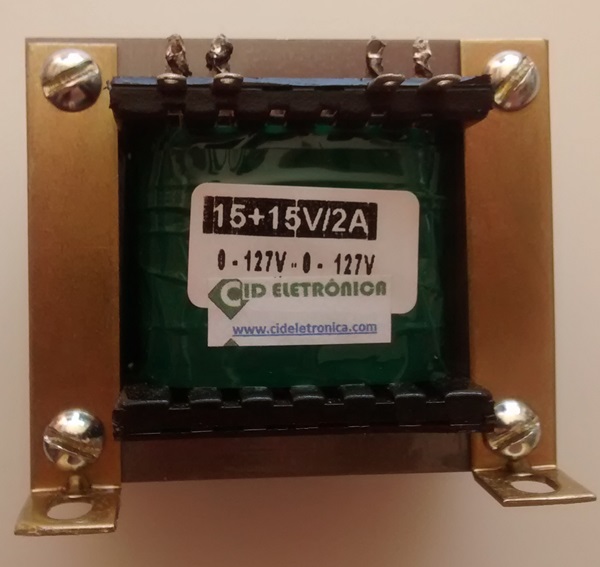 Cod. 7151 Transformador Força  15+15V 2A 110  220V AC - Marca Gilson