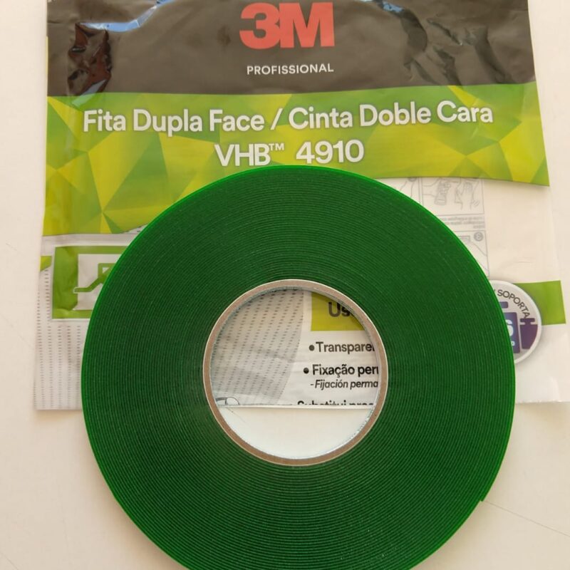 cod.11043 Fita Dupla Face VHB 4910 9,5 MM X 20 MT90CM. MAR 3M.