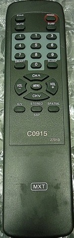 Cod. 9 Controle de TV Philips